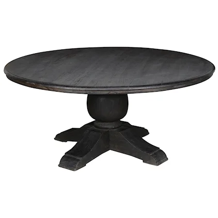 Espresso 48" Round Dining Table